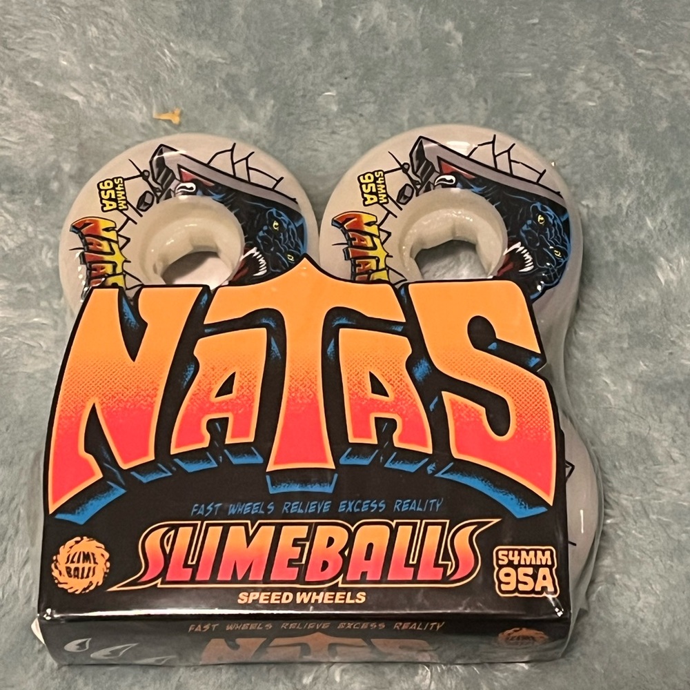 Natas Kaupus Skateboard Skate Wheels 95A White 54MM Santa Cruz
